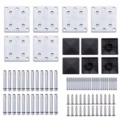 vidaXL Fence Panel Set WPC 792x(105-186) cm Black Garden Edging Safety Barrier - Additional view 9