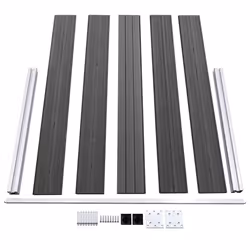 Fence Panel Set WPC 872x105 cm Black - Additional view 4