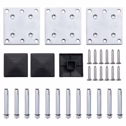 Fence Panel Set WPC 353x146 cm Grey - Additional view 9