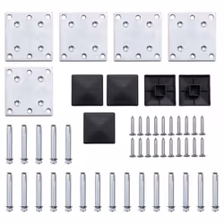 Fence Panel Set WPC 699x146 cm Grey - Additional view 10
