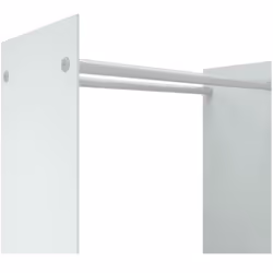 vidaXL Firewood Rack Tempered Glass Firewood Stacker Multi Colours 40/80cm - white, 80 x 35 x 100 cm - Additional view 4