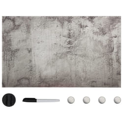 vidaXL Wall Mounted Magnetic Board Glass 100x60 cm Dry Erasw Writing Board