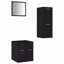 VidaXL 3070992, Black, 410 mm, 385 mm, 460 mm, 40 cm, 1.5 cm