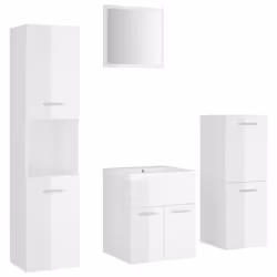 VidaXL 3071114, White, Wood, 900 mm, 385 mm, 460 mm, 90 cm