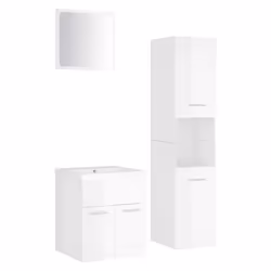 VidaXL 3071132, White, 410 mm, 385 mm, 460 mm, 40 cm, 1.5 cm