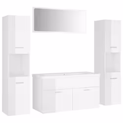 VidaXL 3071249, White, Wood, 900 mm, 385 mm, 460 mm, 90 cm