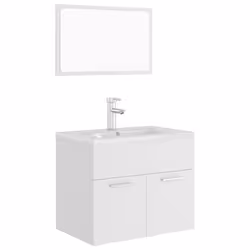 VidaXL 3071333, White, Wood, 910 mm, 390 mm, 180 mm, 1 pc(s)