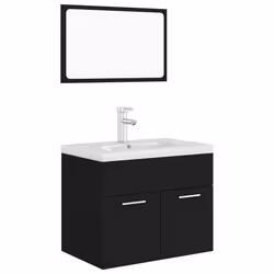 VidaXL 3071334, Black, Wood, 910 mm, 390 mm, 180 mm, 1 pc(s)