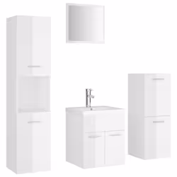 VidaXL 3071384, White, Wood, 900 mm, 385 mm, 460 mm, 90 cm