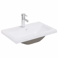 vidaXL Bathroom Furniture Set White Engineered Wood Mirror Storage Cabinet - Additional view 6