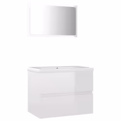 VidaXL 3071591, White, Wood, 610 mm, 395 mm, 185 mm, 1 pc(s)