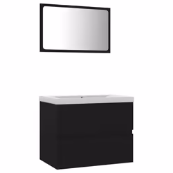 VidaXL 3071595, Black, Wood, 810 mm, 395 mm, 185 mm, 1 pc(s)