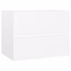 vidaXL Sink Cabinet with Built-in Basin White Engineered Wood Bathroom Basin - Additional view 7