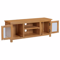 vidaXL Solid Oak Wood TV Cabinet Living Room TV Units Stands Side Cabinet