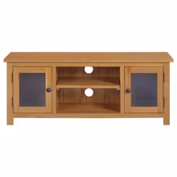 vidaXL Solid Oak Wood TV Cabinet Living Room TV Units Stands Side Cabinet