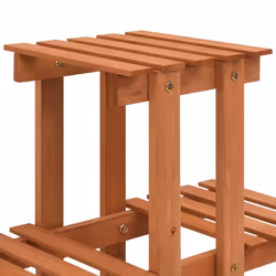 vidaXL Solid Firwood Plant Stand Indoor Flower Shelf Pot Plant Holder Rack
