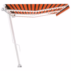 vidaXL Manual Retractable Awning Outdoor Outdoor Awning Folding Arm with LED - 600 x 350 cm