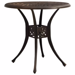 vidaXL Biatro Set 3 Piece Cast Aluminium Bronze Furniture Table Chairs Patio - Additional view 9