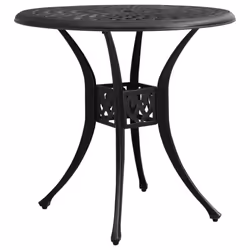 3 Piece Bistro Set Cast Aluminium Black - Additional view 10