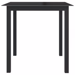 vidaXL Garden Dining Set 5 Piece Aluminium Anthracite Outdoor Table and Chair