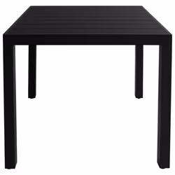 vidaXL Garden Dining Set 5 Piece Aluminium Black Outdoor Dining Table Chairs - Additional view 8