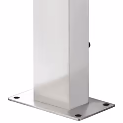 vidaXL Garden Shower with Base Stainless Steel Brown/Grey 110x62x5/80x62x5 cm - brown, 80 x 62 x 5 cm - Additional view 10
