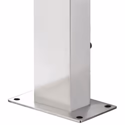 vidaXL Garden Shower with Base Stainless Steel Brown/Grey 110x62x5/80x62x5 cm - grey, 110 x 62 x 5 cm - Additional view 10