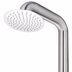 vidaXL Garden Shower with Grey Base 230 cm Stainless Steel Bath Accessory - Additional view 11