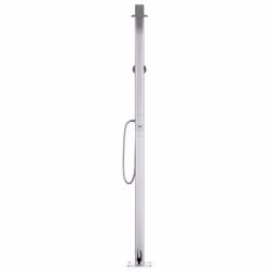 vidaXL Garden Shower with Grey Base 220 cm Aluminium Bath Accessory Outdoor - Additional view 3