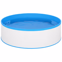 vidaXL Splasher Pool with Hanging Skimmer and Pump 350x90 cm White Pool Ladder - Additional view 3