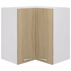 vidaXL Hanging Corner Cabinet Sonoma Oak Engineered Wood Furniture Cabinet