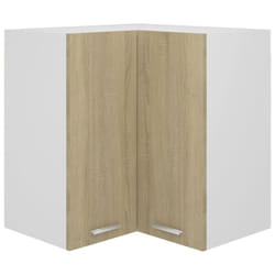 vidaXL Hanging Corner Cabinet Sonoma Oak Engineered Wood Furniture Cabinet