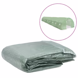vidaXL Greenhouse Replacement Cover 300x1200x200 cm Green Plant House Garden