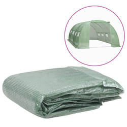 vidaXL Greenhouse Replacement Cover 400x400x200 cm Green Plant House Garden