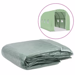 vidaXL Greenhouse Replacement Cover 200x343x200 cm Green Plant House Garden