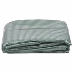 vidaXL Greenhouse Replacement Cover 255x255x194 cm Green Plant House Garden