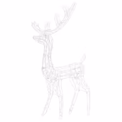 vidaXL Acrylic Reindeer Family Xmas Christmas Decoration 300 LED Cold White - Additional view 5