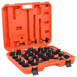 vidaXL Universal Car Water Tank Pressure Gauge Set 32 Piece Car Hand Tool