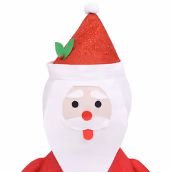 vidaXL Decorative Christmas Santa Claus Figure LED Luxury Fabric Ornament - Additional view 6