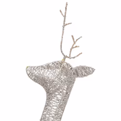 vidaXL Christmas Reindeer Family Gold Warm White Mesh Lighted Reindeer Set - Additional view 7