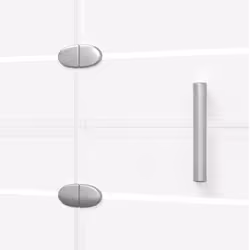 vidaXL Folding Shower Enclosure ESG White Shower Screen Cubicle Bath Cabin - Additional view 5