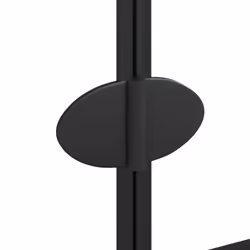 vidaXL Folding Shower Enclosure ESG Black Bathroom Shower Cabin Cubicle Screen - Additional view 7