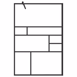 vidaXL Walk-in Shower Wall with Clear ESG Glass Black Bathroom Shower Screen