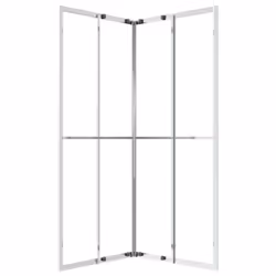 vidaXL Shower Cabin ESG Bathroom Shower Enclosure Cabinet Screen Cabin Cubicle