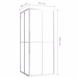 vidaXL Shower Cabin ESG Bathroom Shower Enclosure Cabinet Screen Cabin Cubicle - Additional view 8
