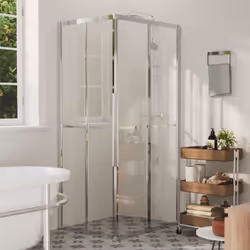vidaXL Shower Cabin ESG Bathroom Shower Enclosure Cabinet Screen Cabin Cubicle