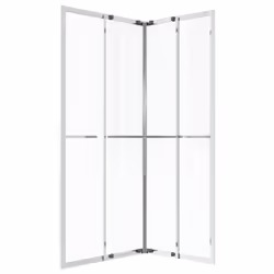 vidaXL Shower Cabin ESG Bathroom Shower Enclosure Cabinet Screen Cabin Cubicle