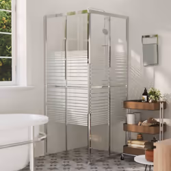 vidaXL Shower Cabin ESG Bathroom Shower Enclosure Cabinet Screen Cabin Cubicle