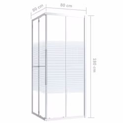 vidaXL Shower Cabin ESG Bathroom Shower Enclosure Cabinet Screen Cabin Cubicle - Additional view 8