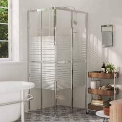 vidaXL Shower Cabin ESG Bathroom Shower Enclosure Cabinet Screen Cabin Cubicle